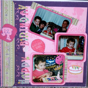 Nicole&#039;s 2nd birthday page 1