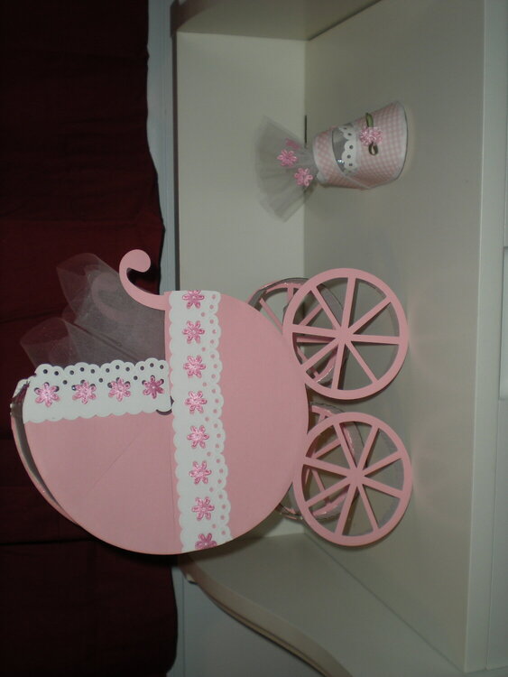 Baby Carriage Centerpieces