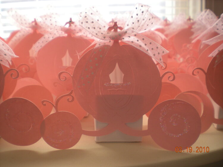 Princess Coach Party Favors