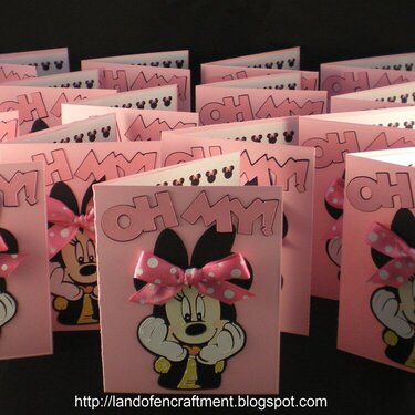 Minnie Mouse Birthday Invitations