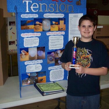 SCIENCE FAIR 1ST PLACE