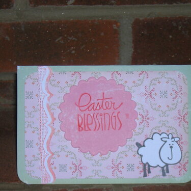 Lamb Easter Card