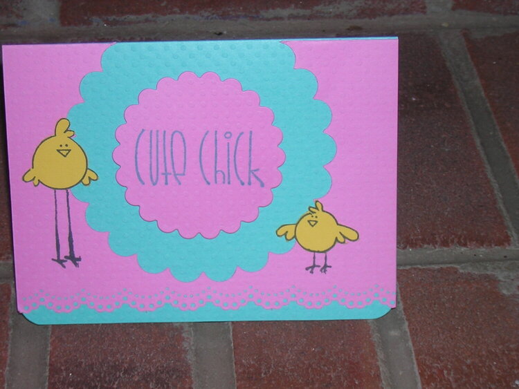 Chick Easter Card