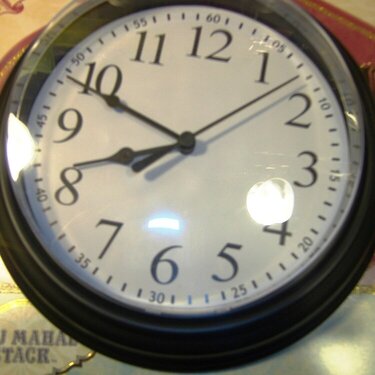 altered clock before