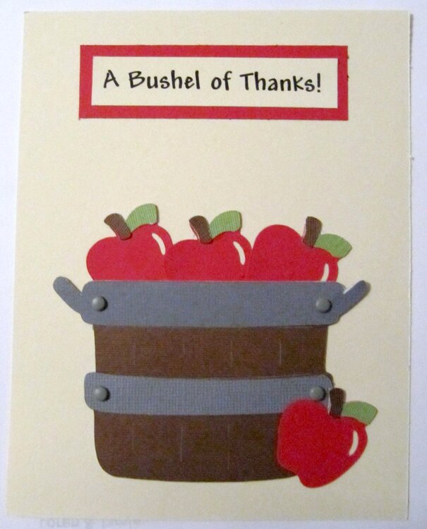 A bushel of thanks