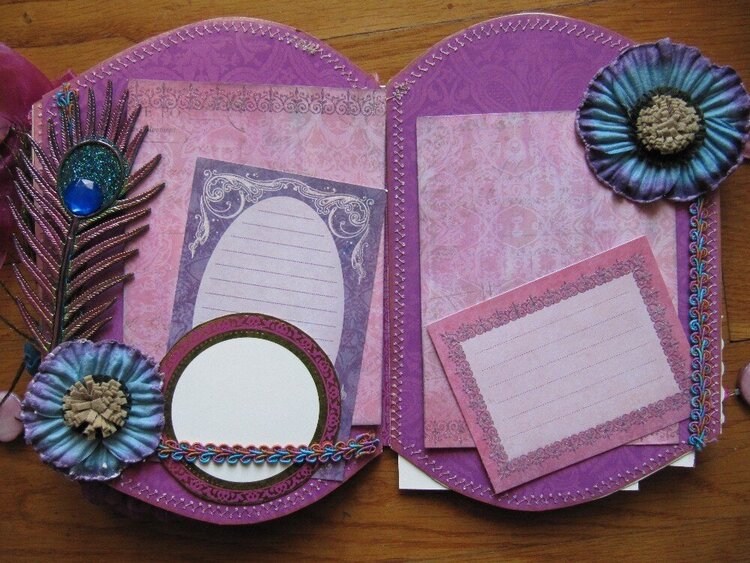 Pretty As A Peacock Pocketbook Mini Album