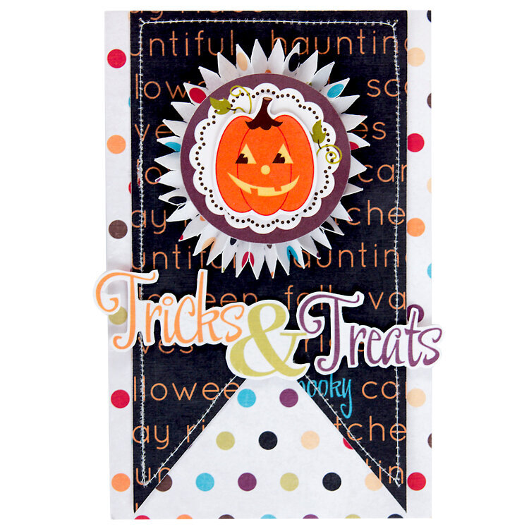Tricks &amp; Treats Greeting Card using Monster Mash collection