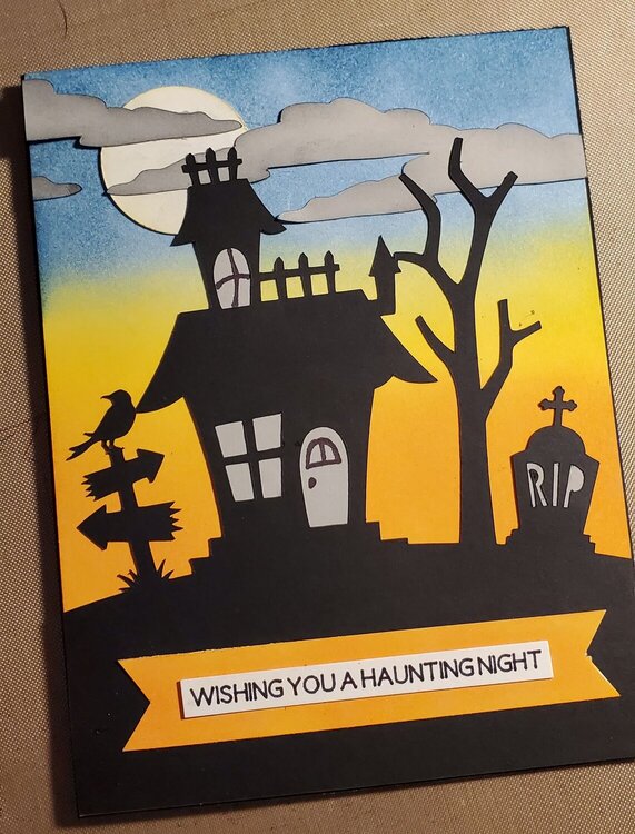 Haunting Night card