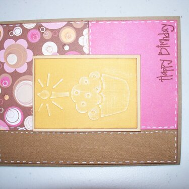 Cupcake Birthday Card