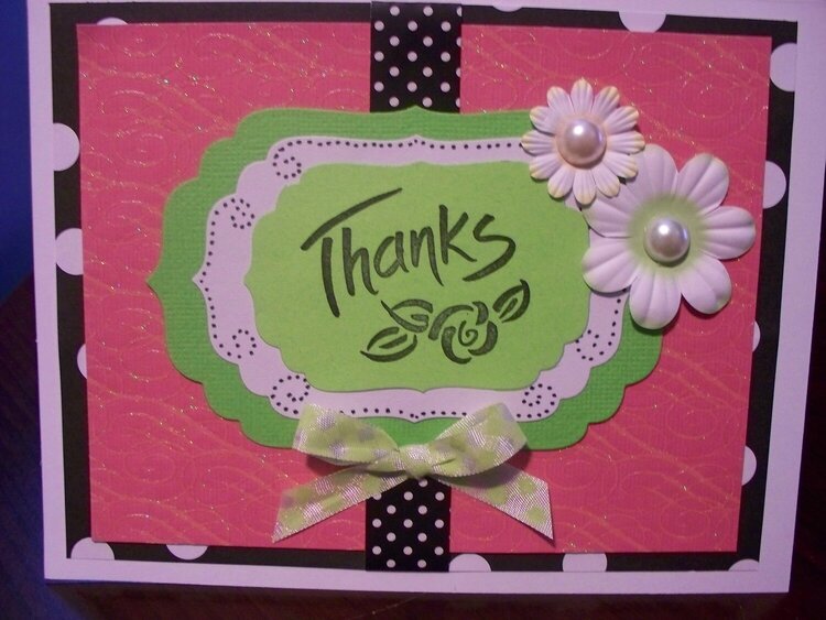 Thank you card