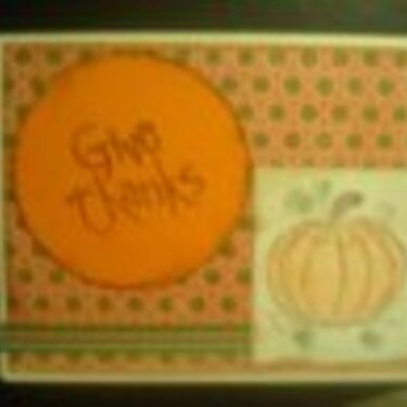 Another Give Thanks Card