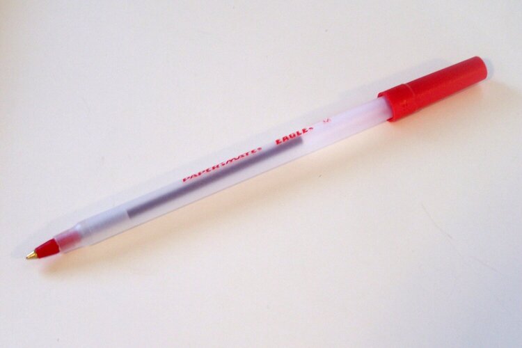 6. Red Ink Pen {10 pts.} Extra