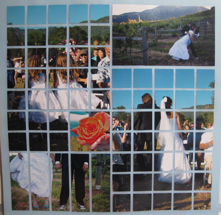 Cara &amp; Davey Wedding Mosaic