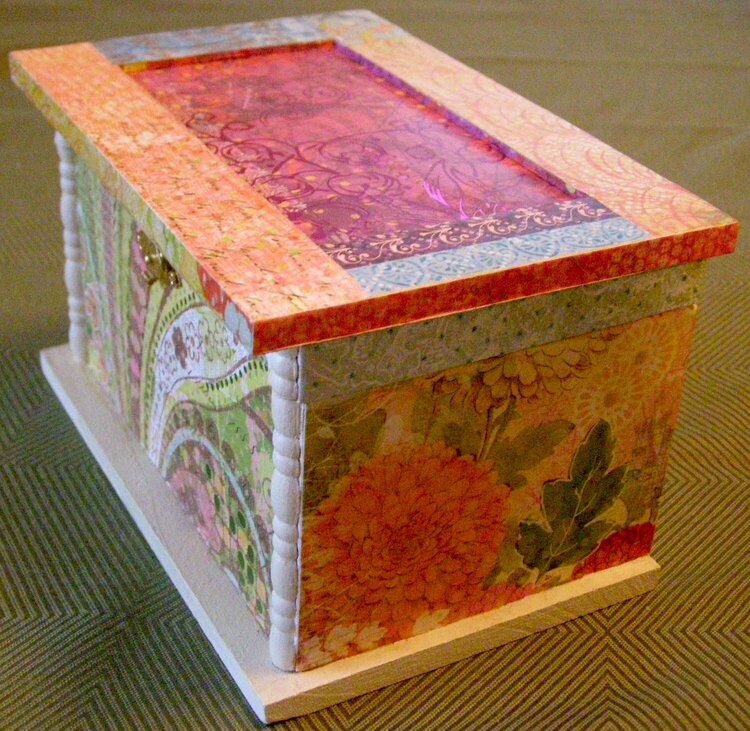 Decoupage Jewelry Box