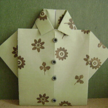 Hawaii Origami shirt