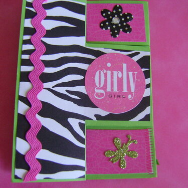 girly tri shutter card