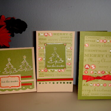 3 Christmas cards
