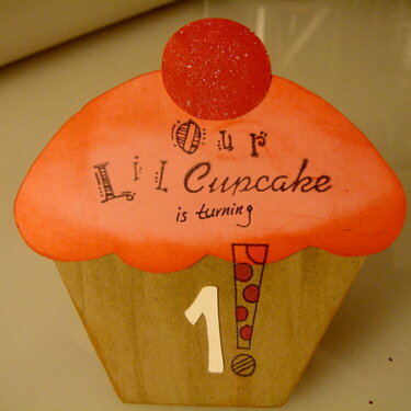 Cupcake invite