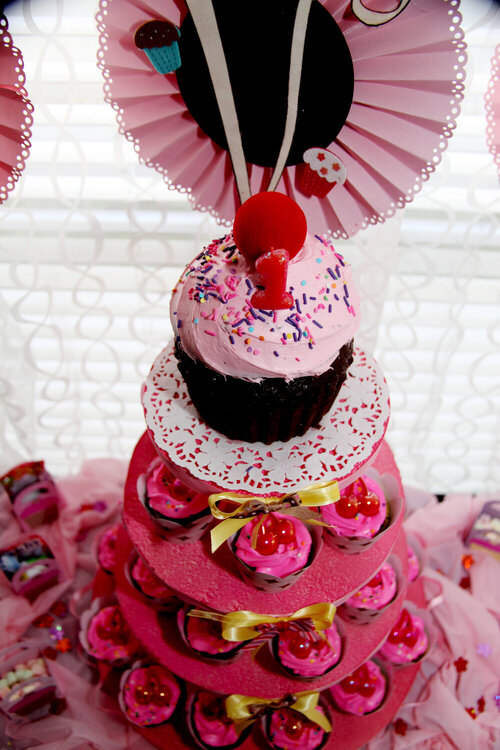 Cupcake party cupcake stand
