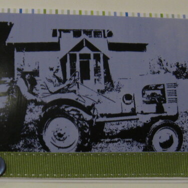 Tractor Wedding Card