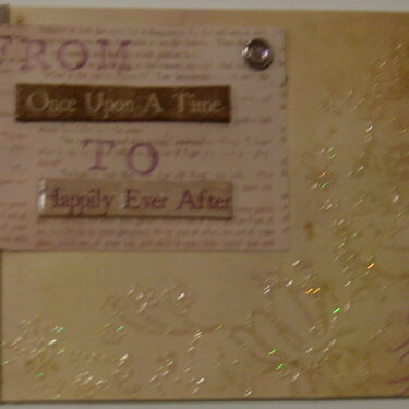 Fairy-Tale Wedding card
