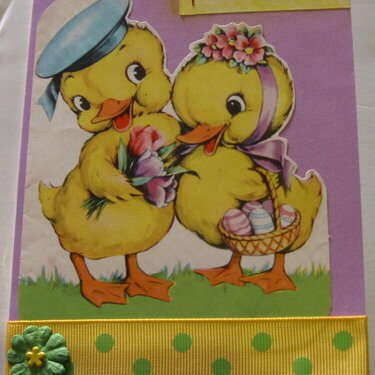 Cute Chicks Easter Card
