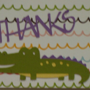 Alligator thank you
