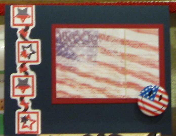 4th of July Thank you card