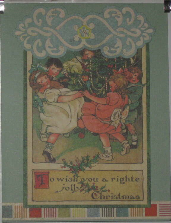 Vintage type Christmas card
