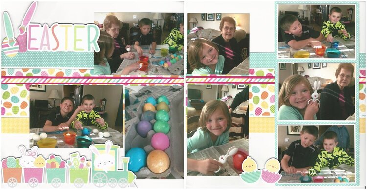 Coloring Easter Eggs