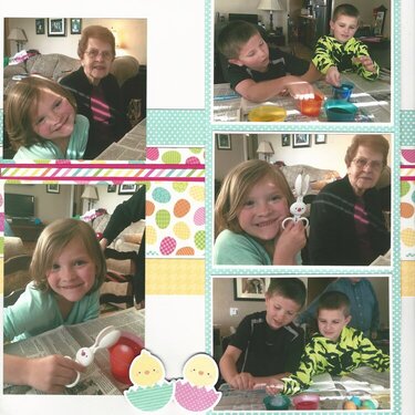 Coloring Easter Eggs