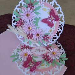 Butterfly Easle card