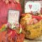 Altered Craft Pumpkins with Canvas and Stamps