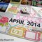 April 2014 12x12 Calendar Layout - Collect App