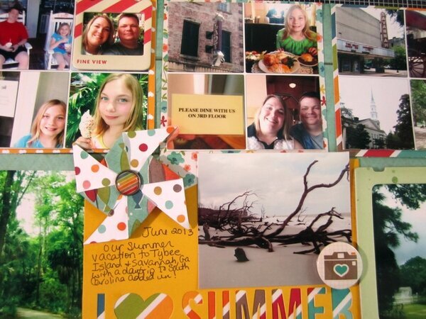 I Heart Summer Layout - Simple Stories