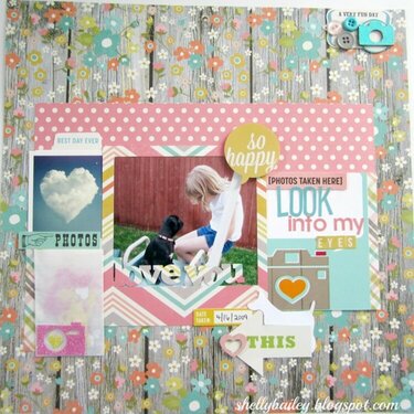 Look Into My Eyes Layout - NSD Challenge