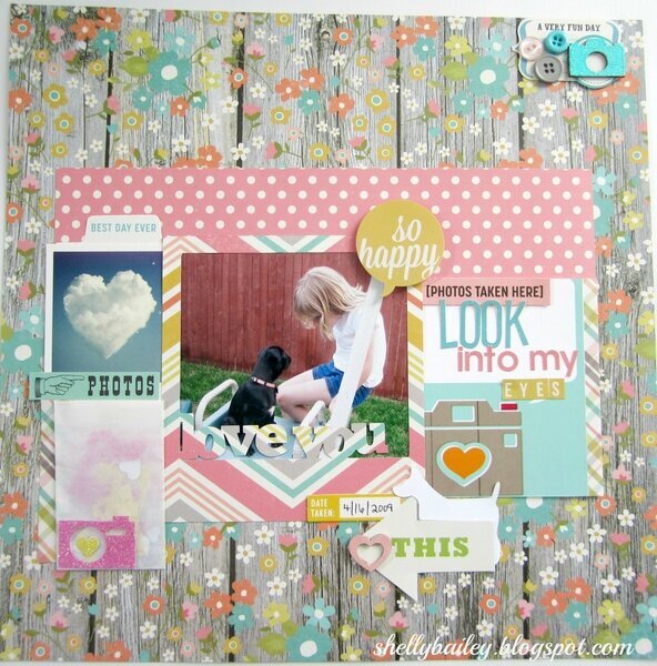 Look Into My Eyes Layout - NSD Challenge