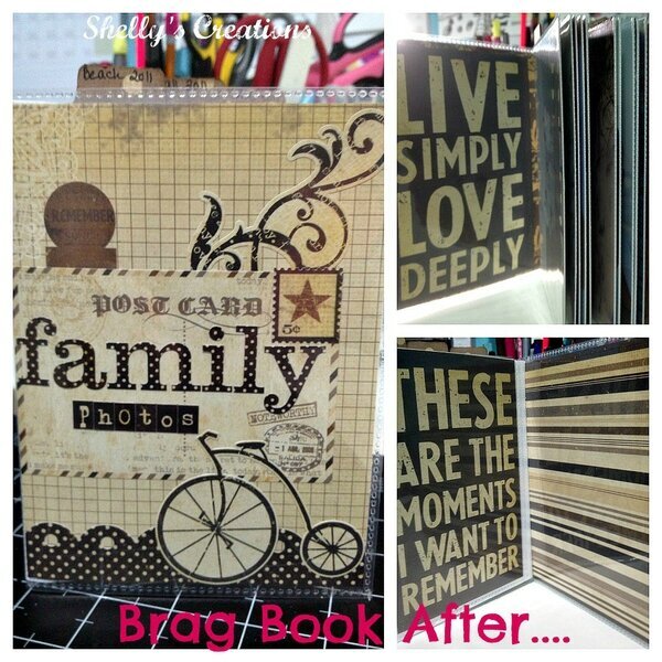 Altered Brag Book using Simple Stories Documented 