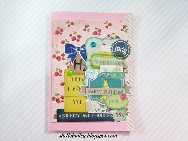 Birthday Card - Crate Paper Pretty Party