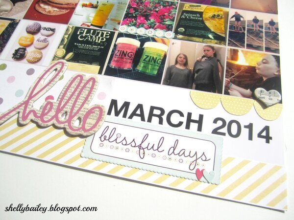 March 2014 12x12 Calendar Layout - Collect App