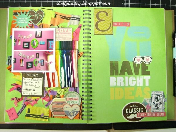 Smash Book Layout - Emily You Have Bright Ideas