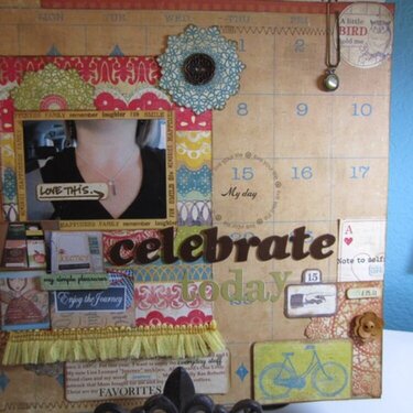 Celebrate Today - 12x12 layout - Crate Paper 