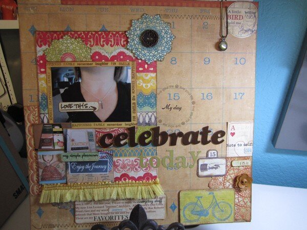 Celebrate Today - 12x12 layout - Crate Paper 