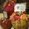 Altered Craft Pumpkins with Canvas and Stamps