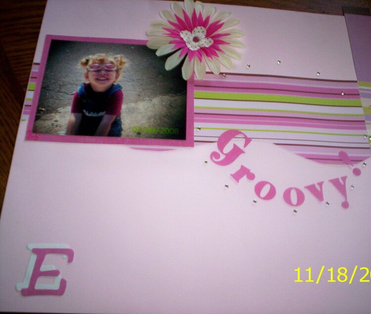 Groovy Em - Pg 1 of Too Cool Chicks Layout