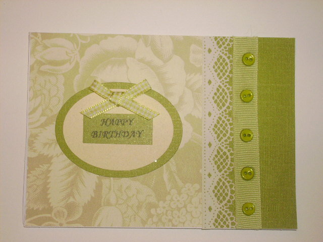 green birthday card