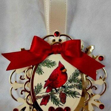 Cardinal ornament