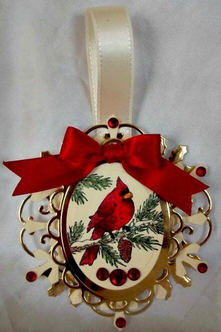 Cardinal ornament