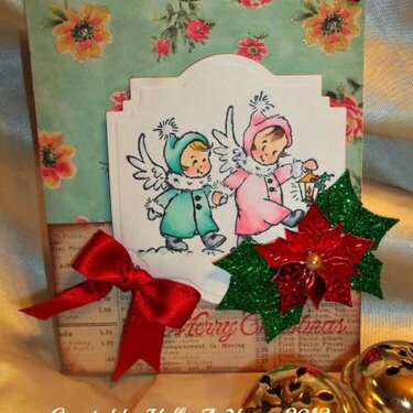Angel Christmas card 2
