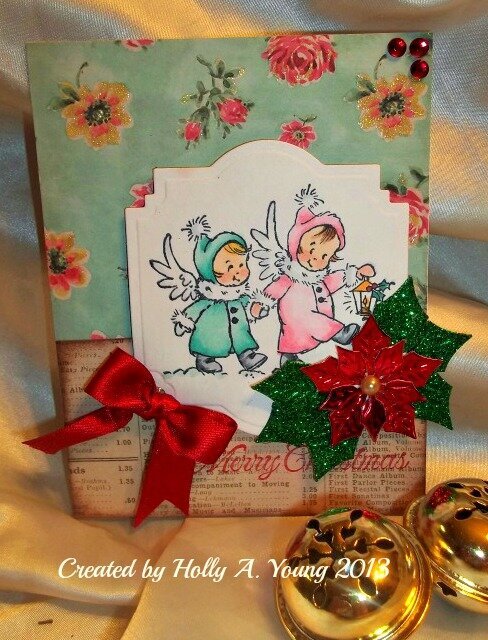 Angel Christmas card 2
